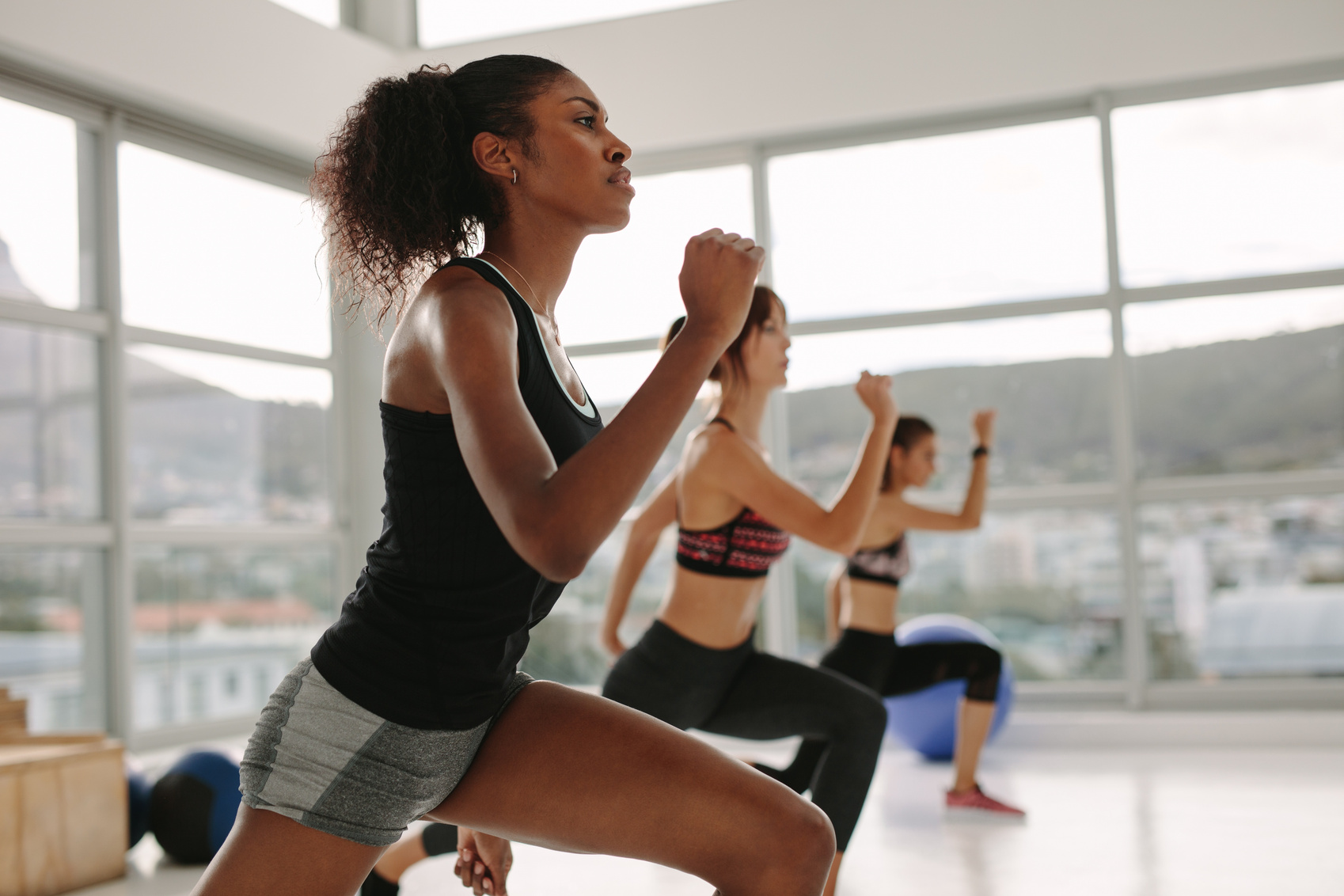 Females Working Out Together